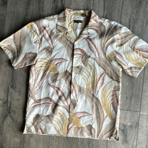 Monologue Other - Monologue by Montique shirt short sleeve button up casual size 2XL athleisure